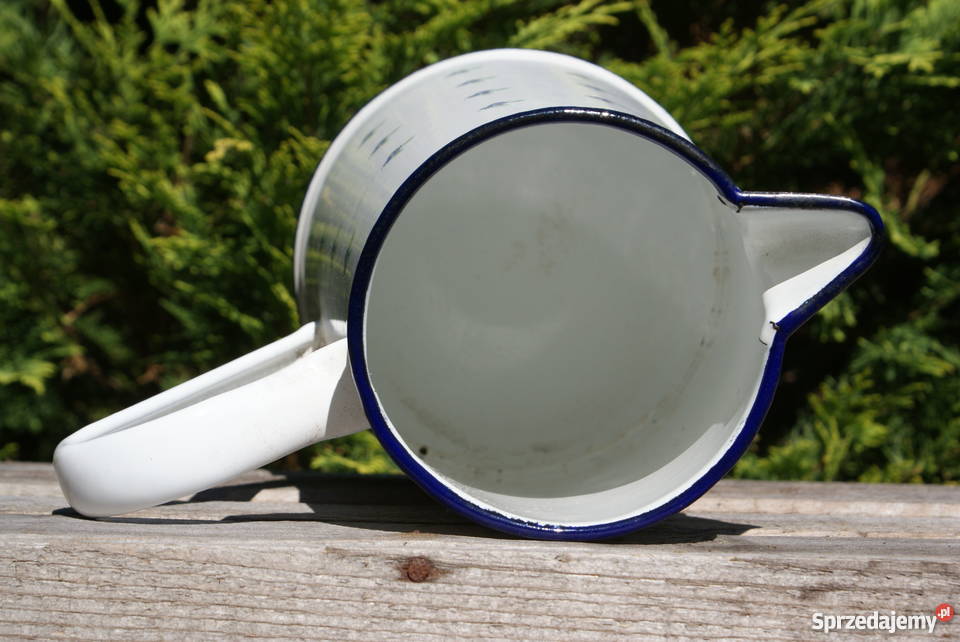 Dzbanek emaliowany biały poj 2 litry Akcesoria kuchenne Warszawa