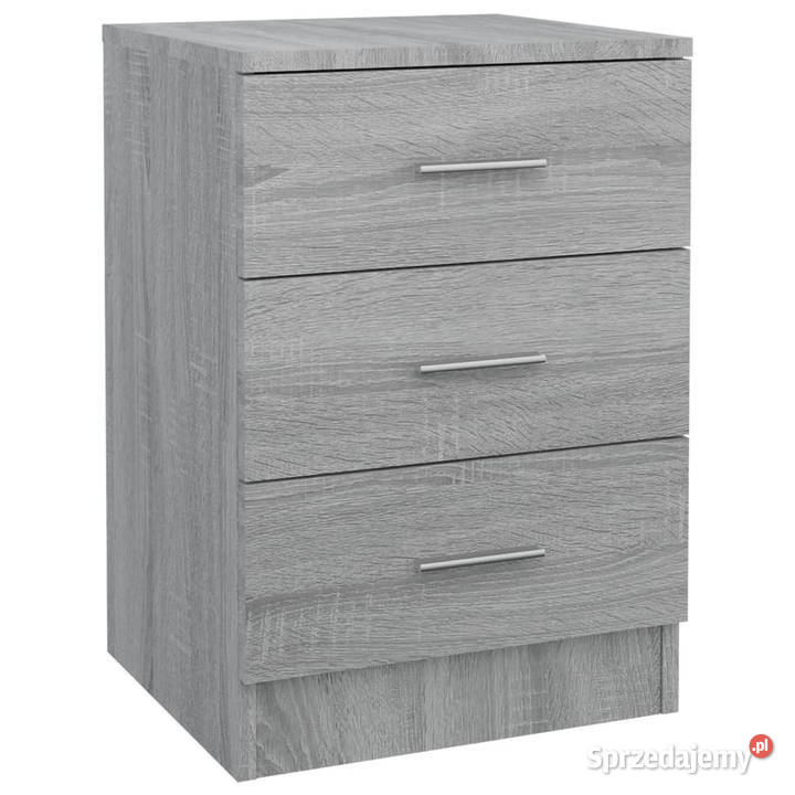 Szafka nocna szary dąb sonoma 38x35x56 WM815323 Nocne Szafki Warszawa