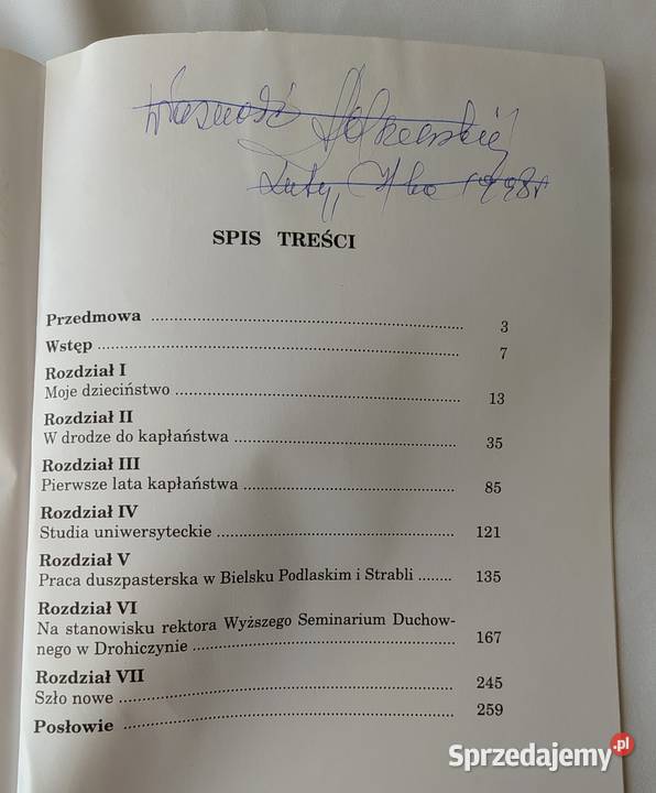 WSPOMNIENIA Władysław Hładowski podlaskie Hajnówka sprzedam