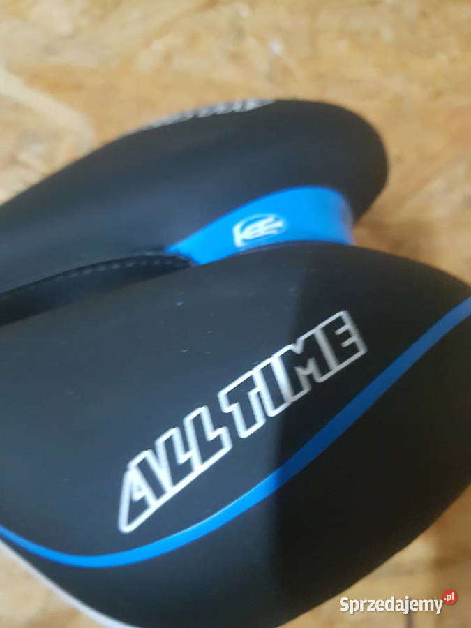 Siodło Alltime mtbGEL czarnoniebieskie wentylowa Głogowa