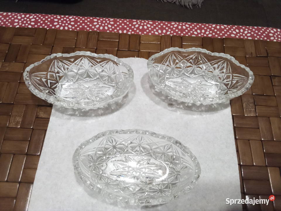 Prl gondola szkło Hortensja gwiazda 3 przezroczysty Ceramika i szkło Łódź