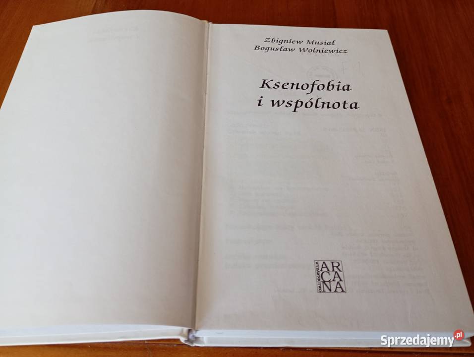 Ksenofobia i wspólnota Zbigniew Musiał Bogusław Podręczniki Gdańsk
