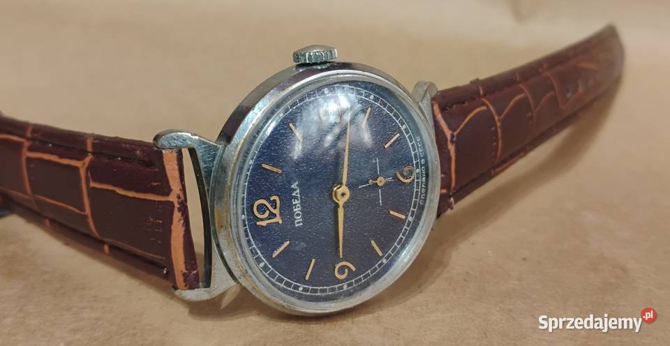 Zegarek Męski Pobieda krab 15 JEWELS 2602 ciemno Opole