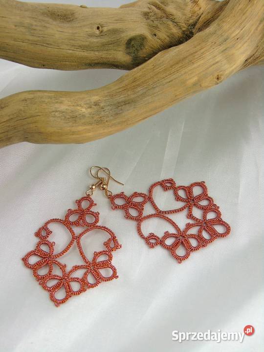 Kolczyki koronkowe Kolczyki małopolskie sprzedam