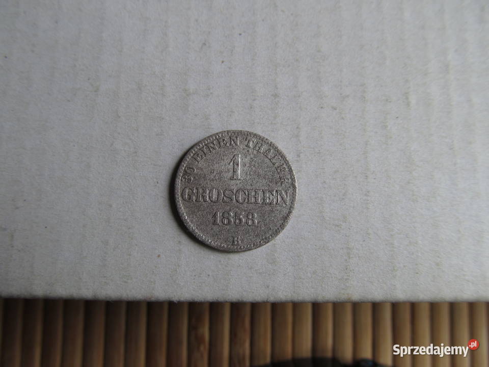 1 groschen 1858r srebro Lublin