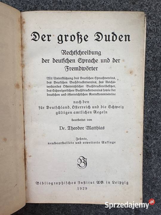Der groe Duden Rechtschreibung der deutschen wielkopolskie Poznań