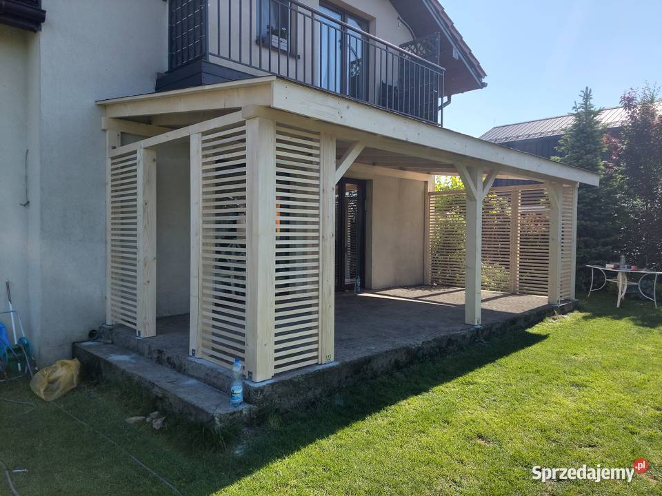 Zadaszenie Wiata Taras 35x7 dach PCV gont Smolice sprzedam