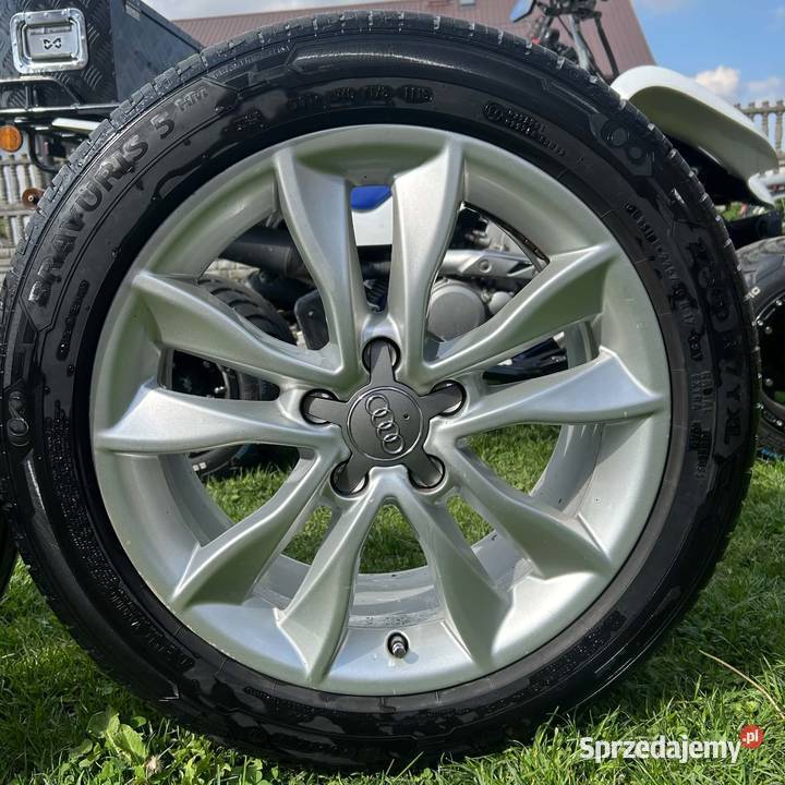 Felgi Audi z oponami Letnimi17 5x112 Et 56OPIS Wilczkowice sprzedam