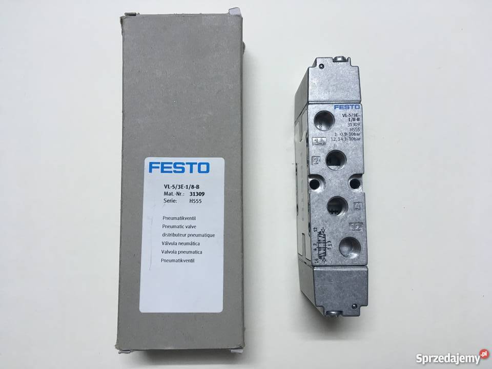 Elektrozawór FESTO VL53E18B 31309 FAKTURA VAT Produkcja Brzoza