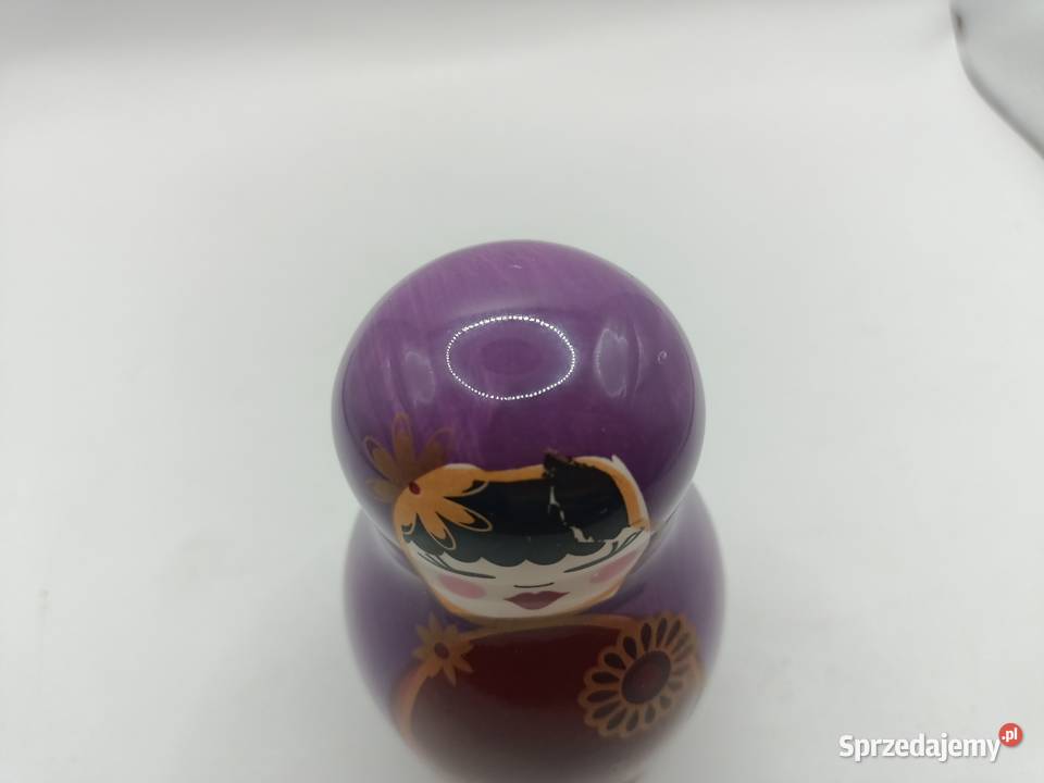 Matrioszka baba lalka porcelanowa jeden element Figurki i rzeźby Zamość