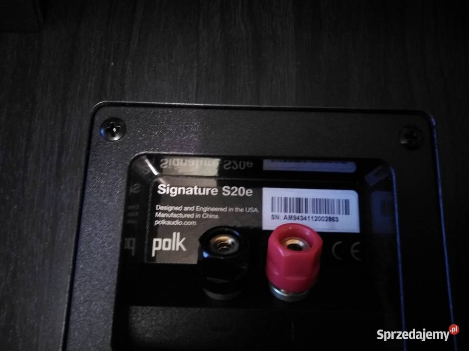 Kolumny Polk Audio Signature S20E z maskownicami Tarnów