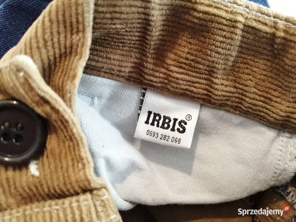 Spodnie sztruksowe dżinsowe chłopięce 110 Irbis Czeladź