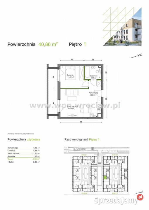 Sprzedaż mieszkania 4086m 2 pokoje Wrocław sprzedam