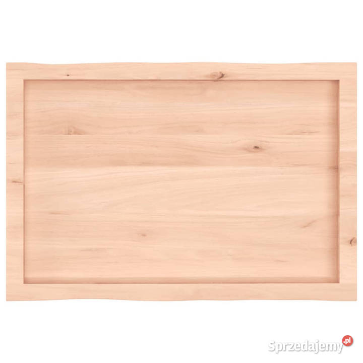 Blat stołu 80x50x24 surowy lity dąb naturalną sprzedam