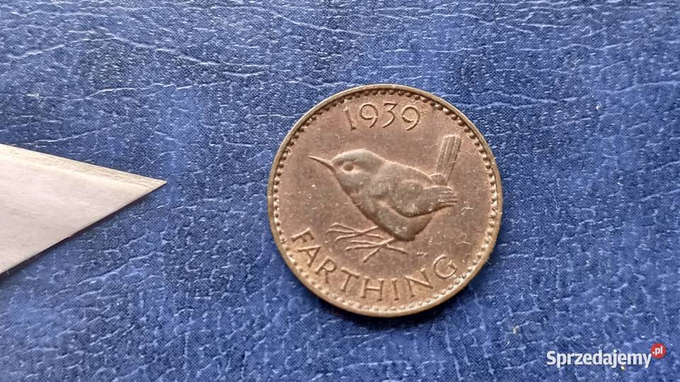 Stare monety Farthing 1939 Anglia podkarpackie sprzedam