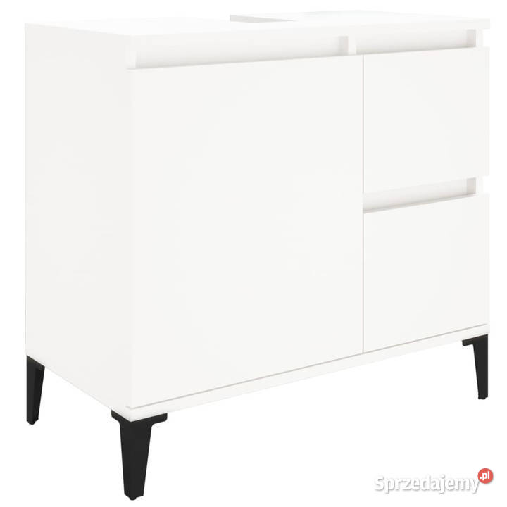 Szafka łazienkowa biała 65x33x60 materiał