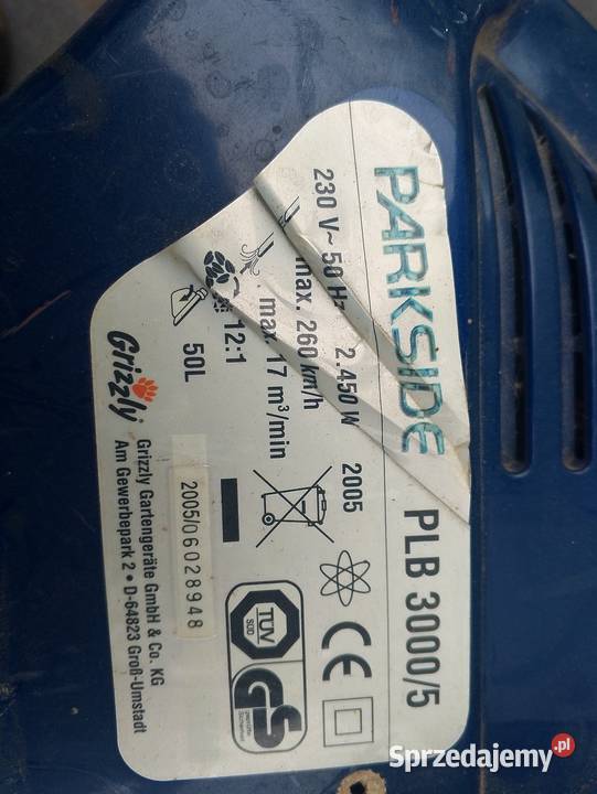 Sprzedam dmuchawa odkurzacz elektryczny Dmuchawy do liści Grójec sprzedam