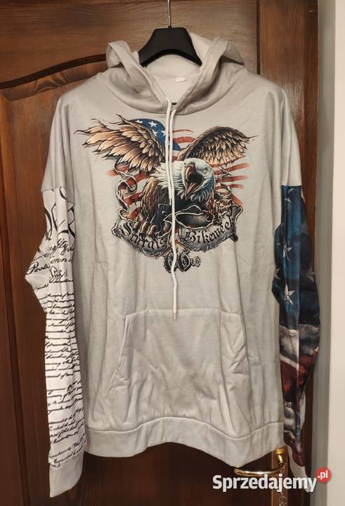 Ogromna nowa bluza lekko ocieplana 5XL kremowa sprzedam