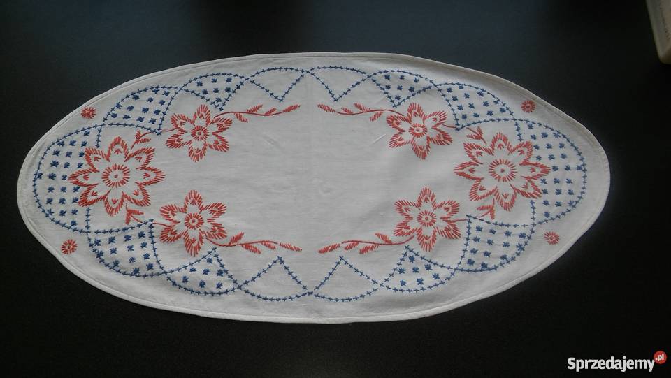 serwetka serweta ręczny haft krzyżykowy na Gdańsk