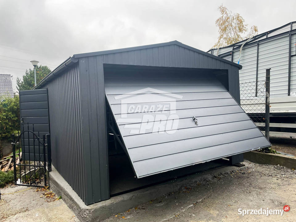 Garaż blaszany 35x7m rynny Antracyt Dach sprzedam
