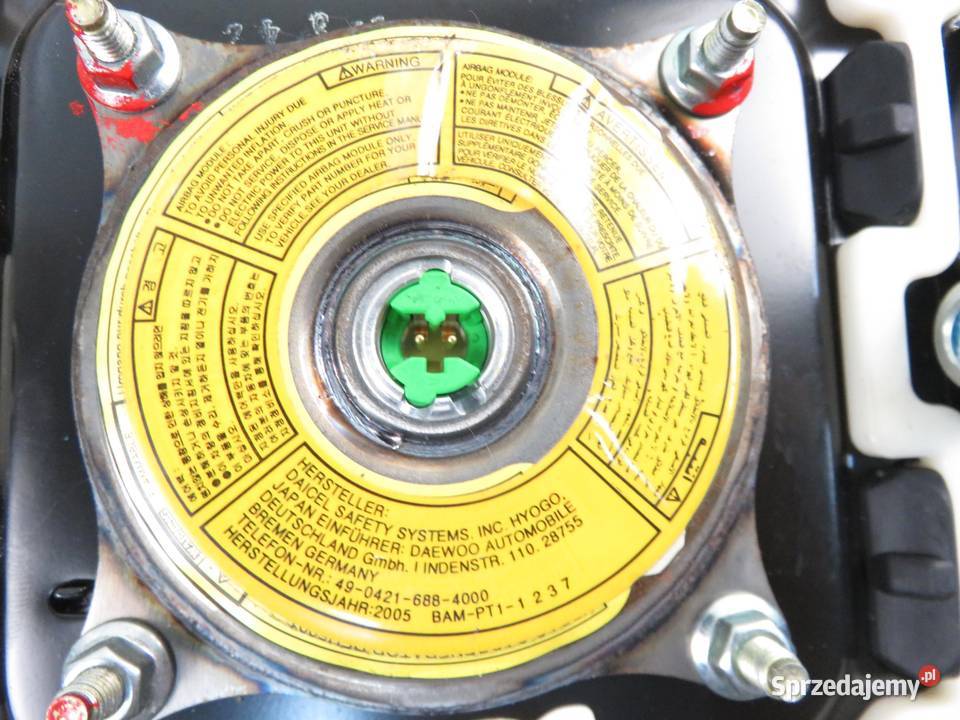 PODUSZKA KIEROWCY CHEVROLET AVEO T250 96654843 sprzedam