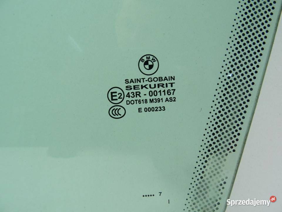 SZYBA DRZWI LEWA LEWY PRZÓD PRZEDNIA BMW E92 E93 małopolskie