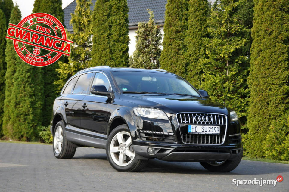 Audi Q7 30TDI245LiftLedXenonNaviKameraBoseI elektryczne lusterka Ostrów Mazowiecka