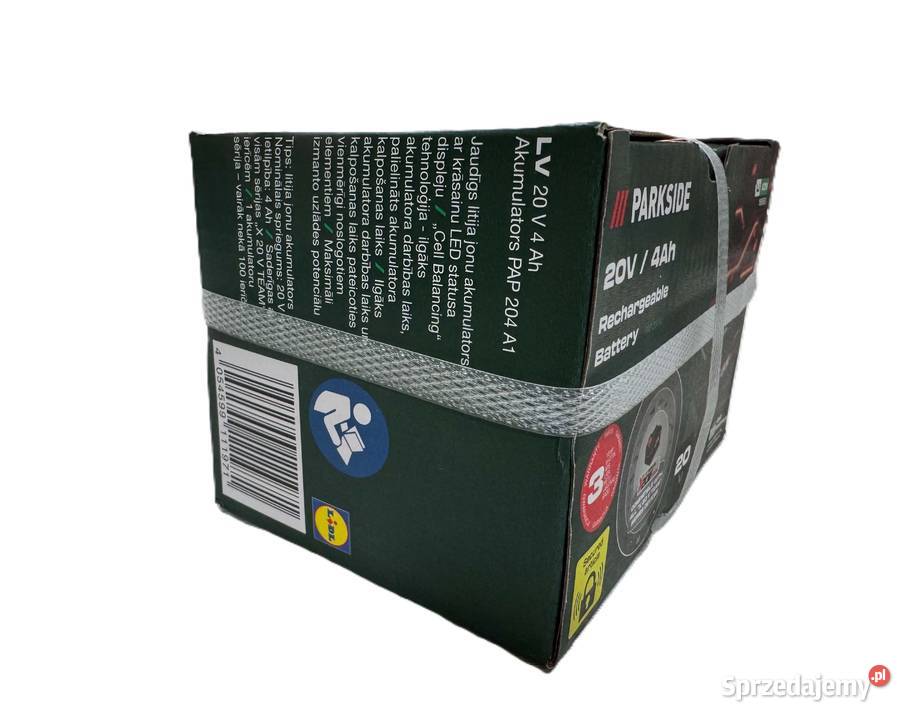 Akumulator LiIon Parkside 20 V 4 Ah PAP 204 A1 Akumulatory warmińsko-mazurskie Elbląg