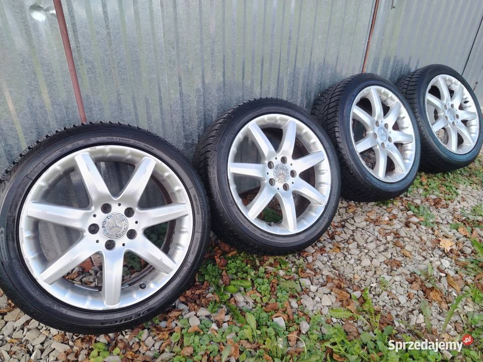 Alufelgi 5x112 nowe opony zimowe 22545R17 Kozłówek sprzedam
