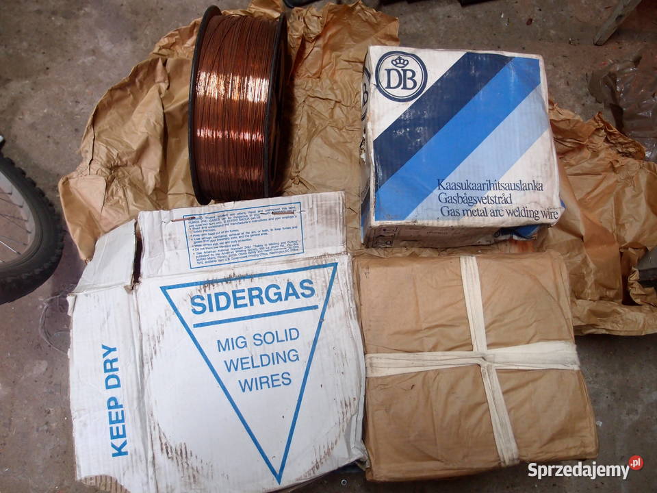 drut spawalniczy MIG SG2 08mm 12mm 16mm szpule