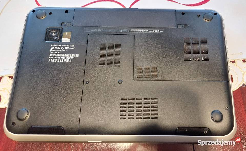 Laptop DELL Inspiron 7720 Intel i7 17 stan Kartuzy sprzedam