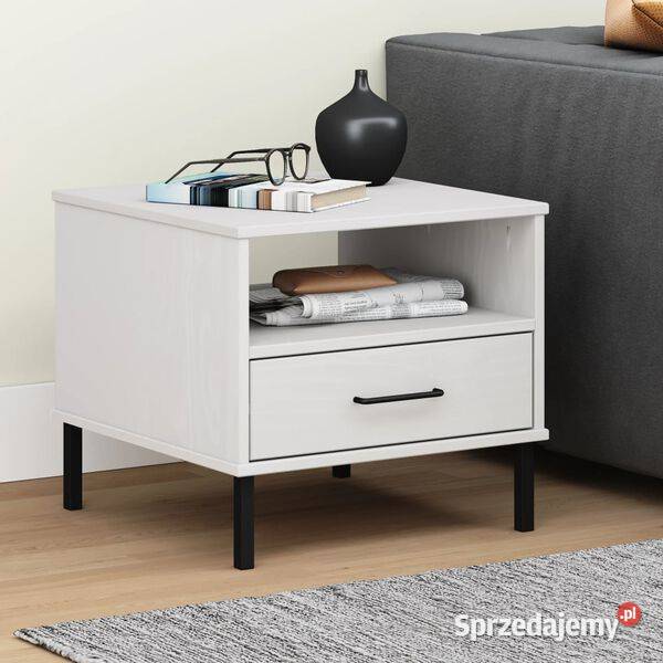 vidaXL Stolik nocny OSLO metalowe nóżki Warszawa