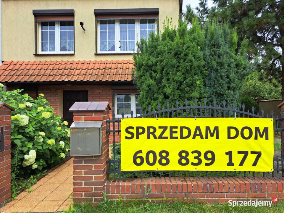 Przestronny bliźniak z ogrodem tarasem i garażem 521m2 wielkopolskie sprzedam