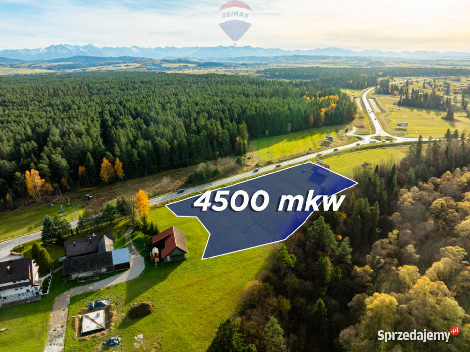 Działka komercyjna na wynajem 50m małopolskie Harklowa