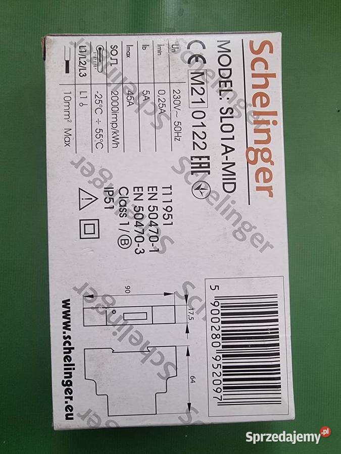 Licznik energii elektrycznej jednofazowy 230V Gliwice