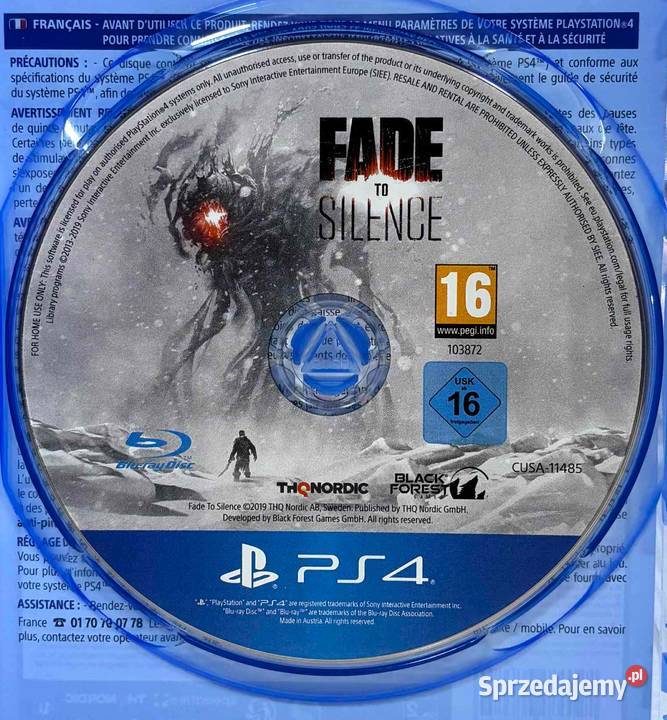 Gra 4 Fade To Silence warmińsko-mazurskie Elbląg