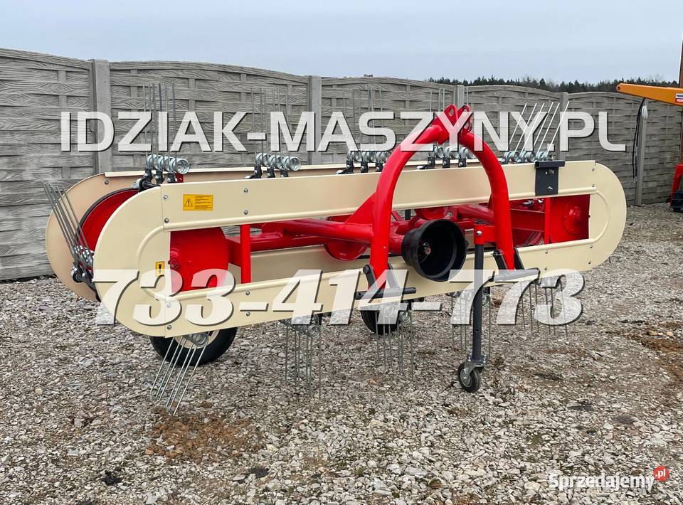 Zgrabiarka przewracarka taśmowa pasowa do siana nieuszkodzony Radomsko