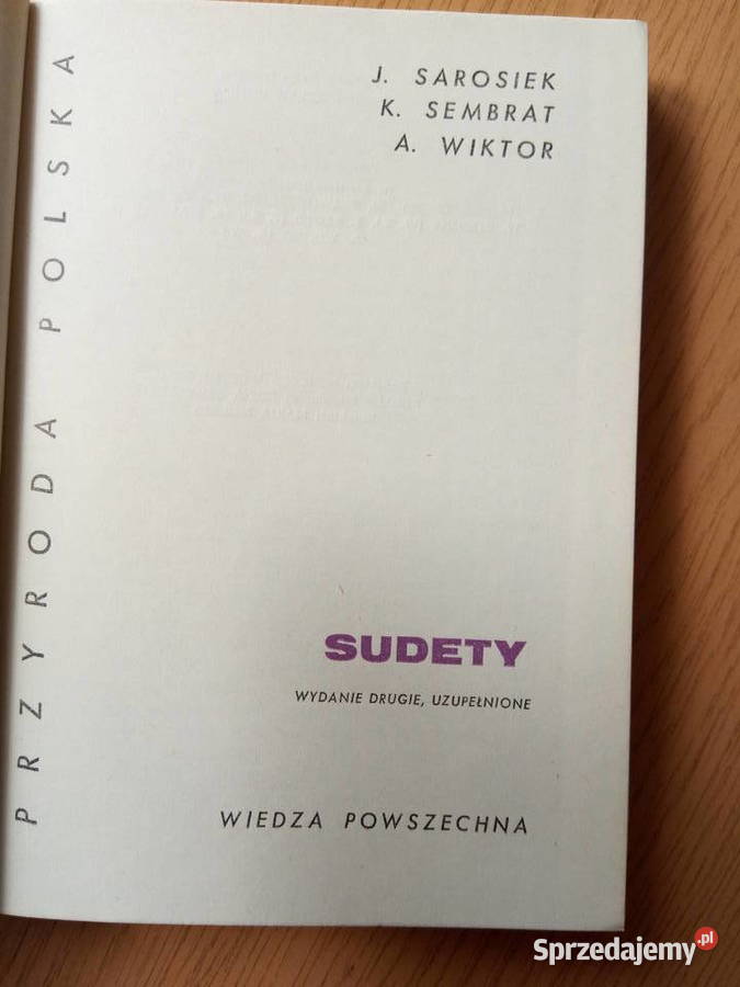 Sudety 1975r Wiedza powszechna Sarosiek Sembrat miękka Dąbrowa Górnicza