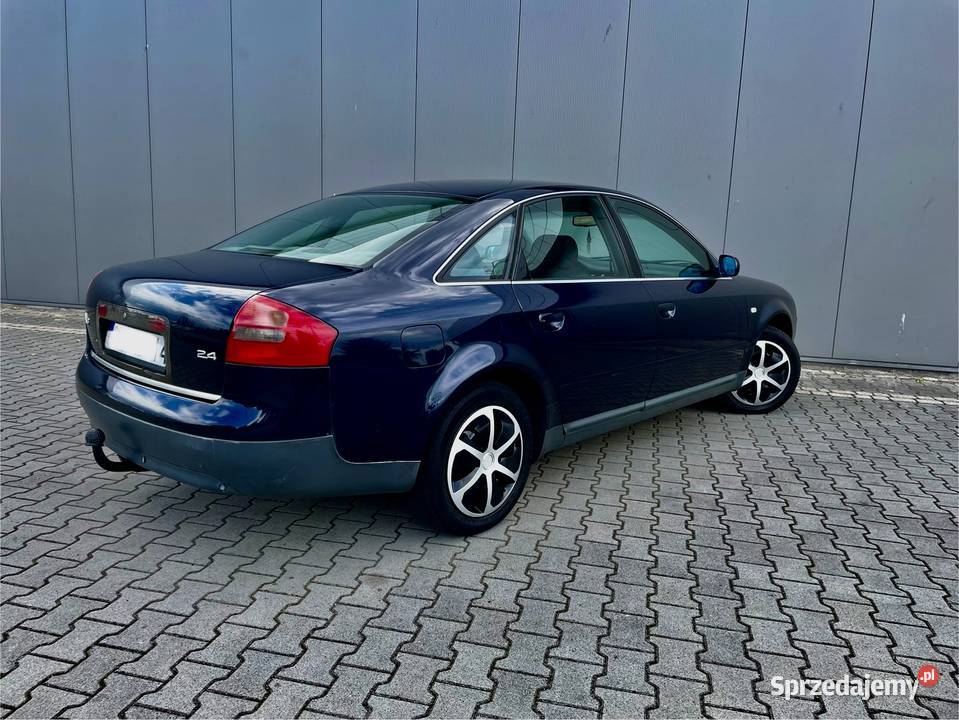 ŚliczneZadbaneAudiA6C5Sedan24V6GazDłOpłatyHakMożZ lakier metallic Zduńska Wola sprzedam
