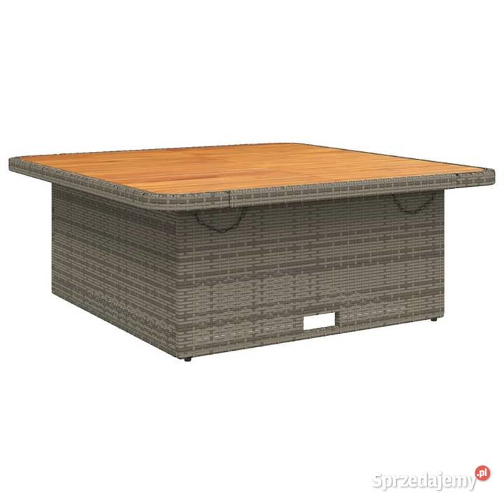 vidaXL Stół ogrodowy szary 110x110x71 SKU368273 Warszawa