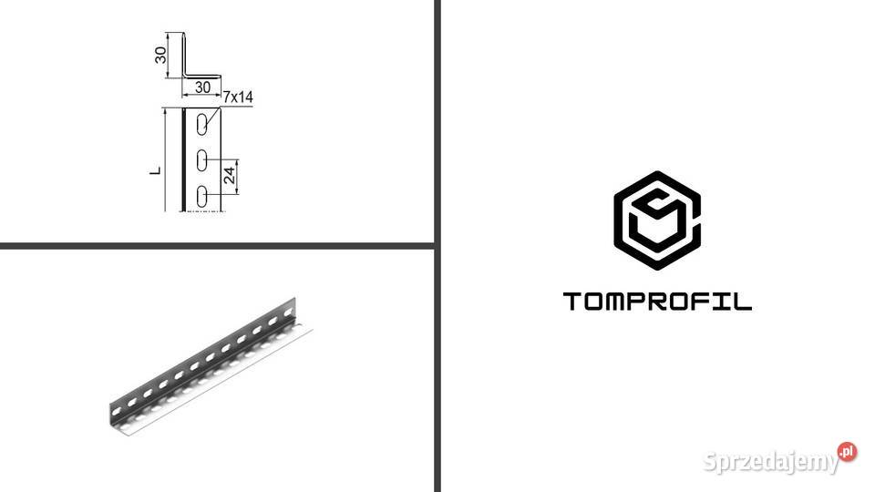 Kątownik perforowany 30x30x2mm OCYNK 800 MB Produkcja