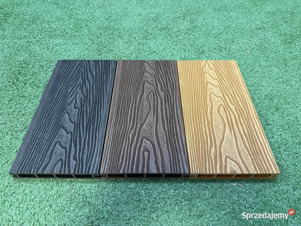 Deski kompozytowe tarasowe Smart 3D 150x22mm 3m Dom i Ogród Warszawa