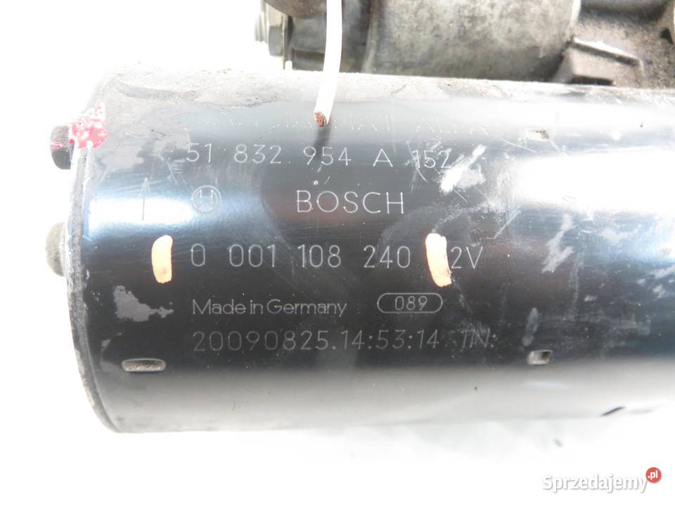 ROZRUSZNIK FIAT GRANDE PUNTO 16 D 0001108240 Układ elektryczny silnika