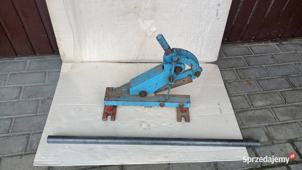 Stara Duża Gilotyna do Cięcia Blachy PRL Prętów śląskie Gliwice