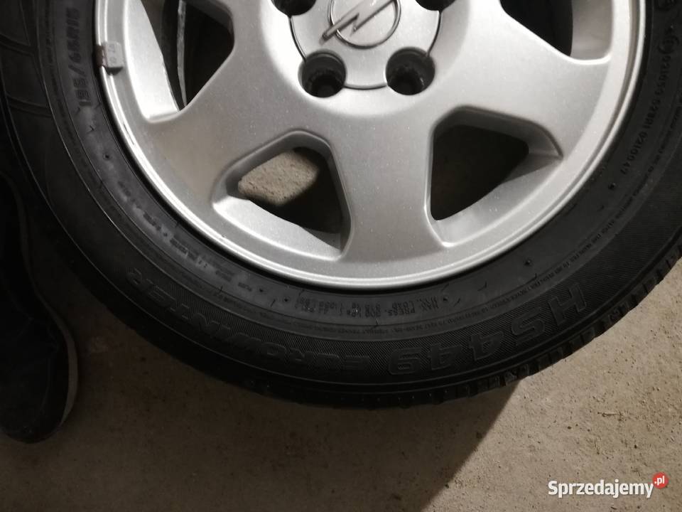Felgi Opel 5x110 6Jx15H2 ET43 Opony 2 5 2 4 osobowe Koła i felgi dolnośląskie Zbaków Górny