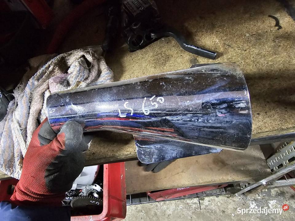 Suzuki LS 650 savage osłona tłumika wydechu rury dolnośląskie Jelenia Góra
