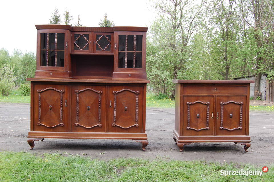 Kredens pomocnik dębowy