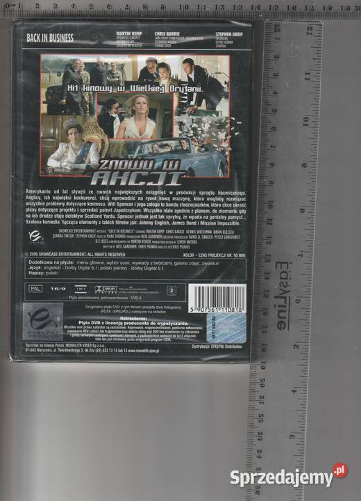 Znowu w akcji Martin Kemp Chris Barrie DVD DVD mazowieckie Pruszków