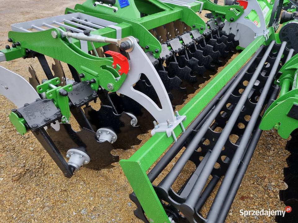 Super Okazja Brona talerzowa 30m wał rurowy