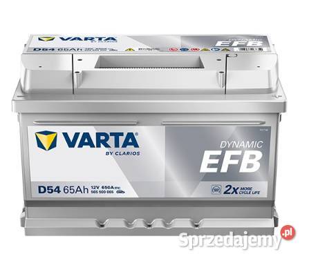 Akumulator 65Ah 650A 12V VARTA EFB D54 PŁOCK Płock sprzedam